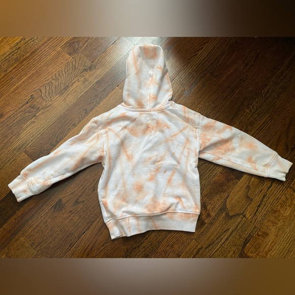 3T Snoopy Tie-Dye Hoodie Kids white orange snoopy skateboard gender neutral - Picture 11 of 15